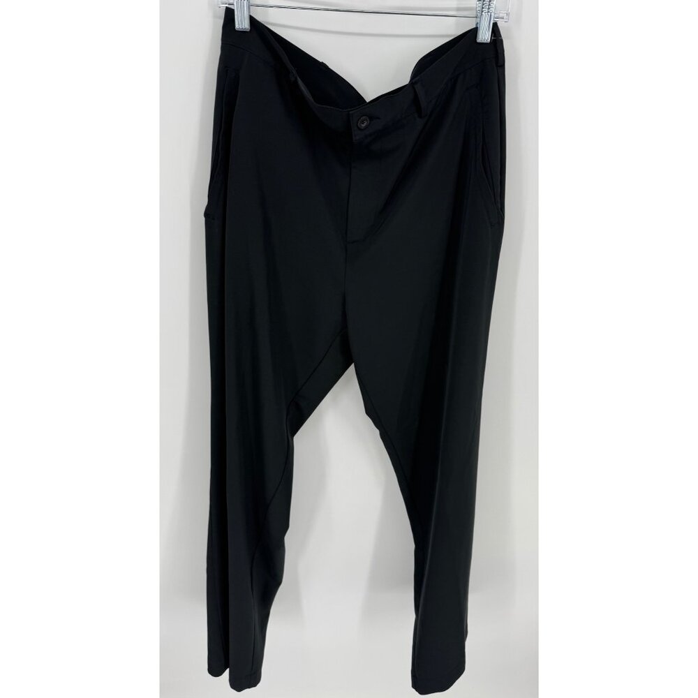 Nike Mens Black Tapered Dri-FIT Victory Golf Pants